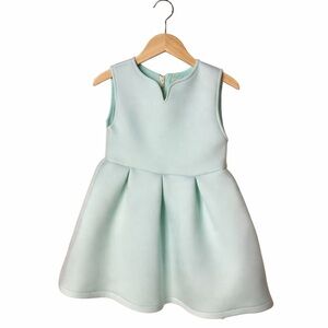 Polka Boutique Mint Scuba Dress Girls Size 4T Fit & Flare Twirl Party Dress